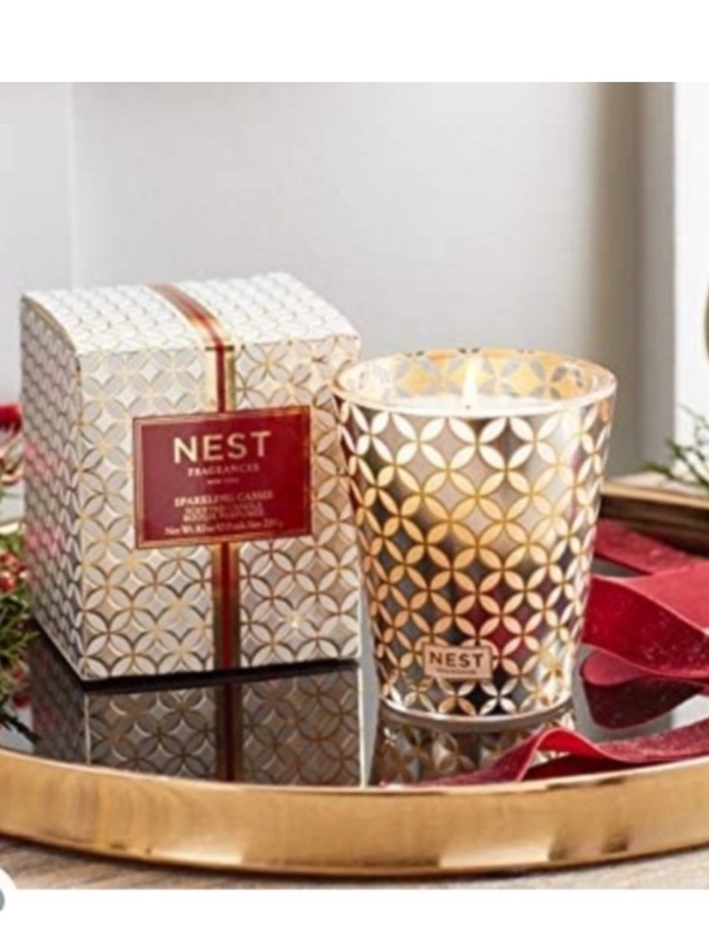 NEST Fragrances Sparkling Cassis Classic
Candle 8.1 Oz Holiday New in Box